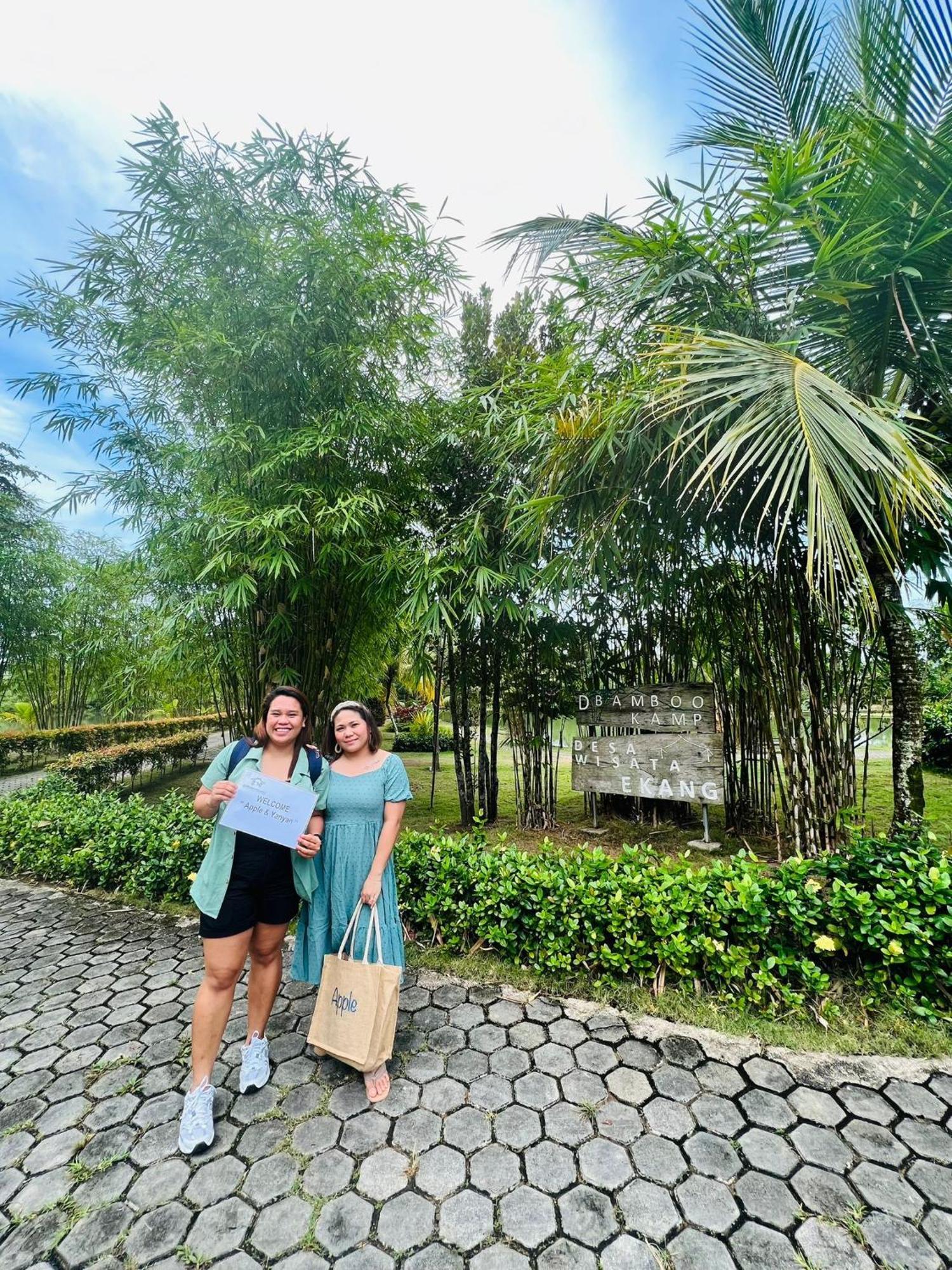 "D'Bamboo Kamp" Desa Wisata Ekang Lagoi Eksteriør bilde